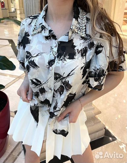 Лёгкая шифоновая блузка