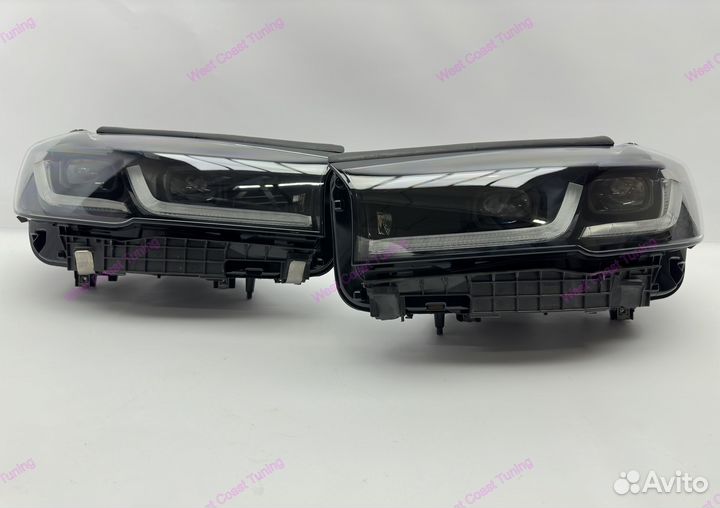 Фары BMW G30 Shadow Line Оригинал