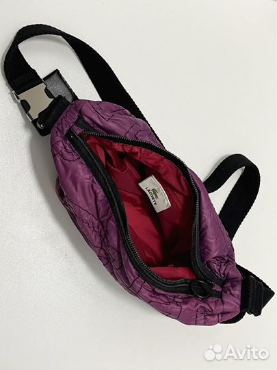 Лакост/Lacoste puffer bag сумка винтаж кросс-боди