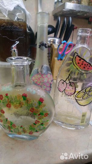 Бутылка стеклянная