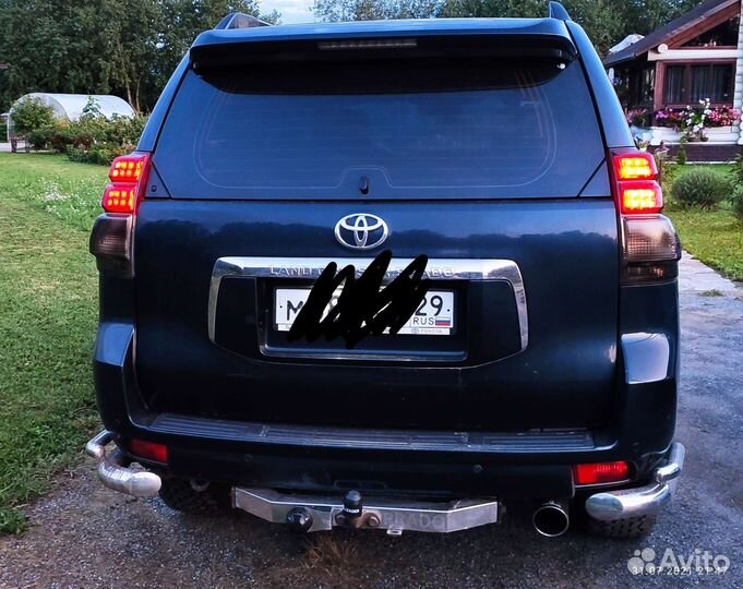 Защита бампера Toyota Prado 150