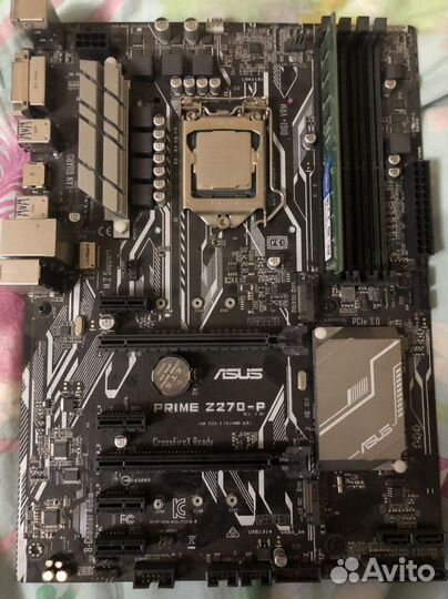 Asus prime z270 p +g3930 +8gb ddr4
