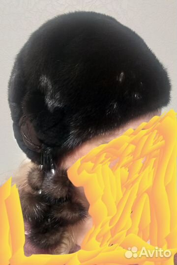 Шапка норковая женская новая