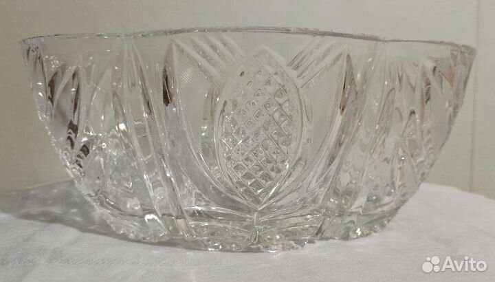 Салатник хрустальный
