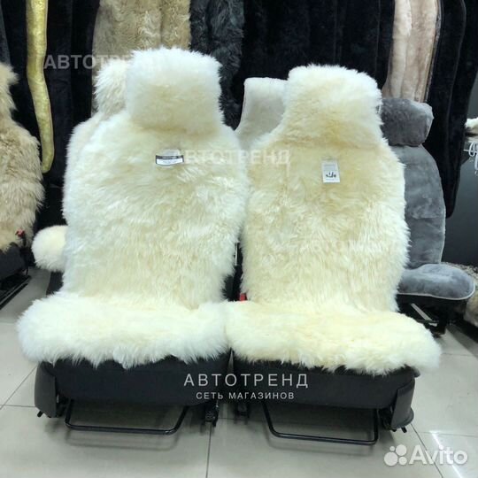 Меховые накидки на сидения