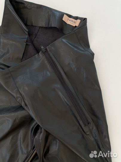 Брюки кожаные Twinset