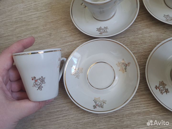 Кофейный сервиз СССР фарфор