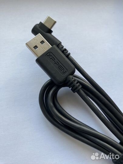 Кабель круглый черный USB Type-C