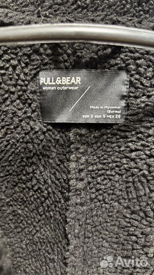 Дубленка женская короткая pull&bear