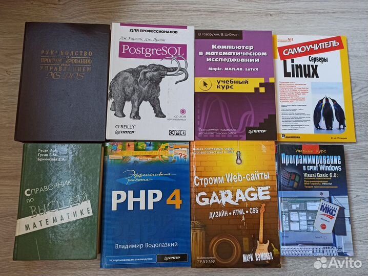 Книги по программированию и высшей математике