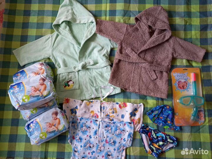 Халат 86, халат 110, подгузники для бассейна