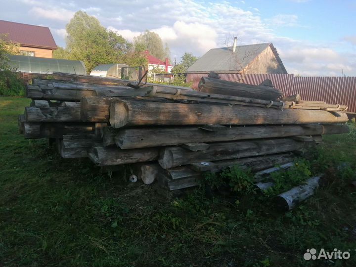 Сруб дома из бревна бу