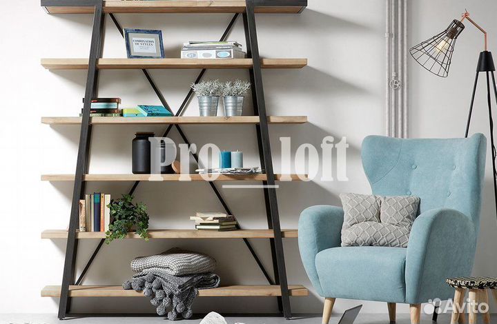 Стеллаж в стиле лофт