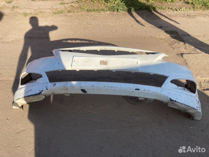 Бампер на hyundai solaris