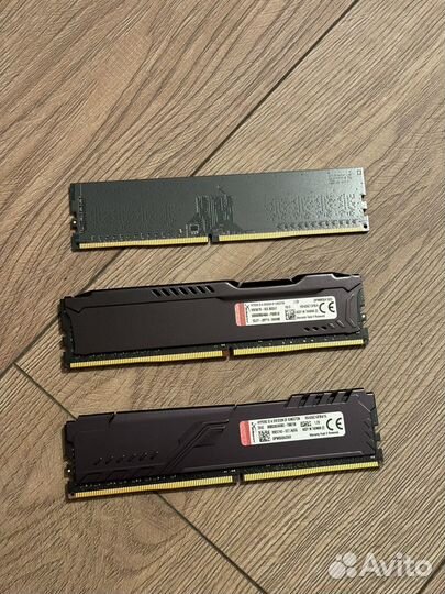 Озу DDR4 4GB, 16GB