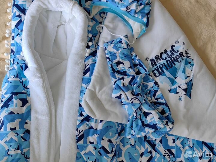 Комплект на выписку для новорожденных зимний