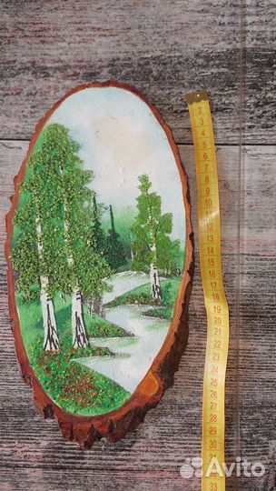 Картина на дереве СССР