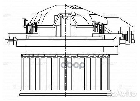 Вентилятор отопителя BMW 3 (F30) (11) (LFh 26F3)