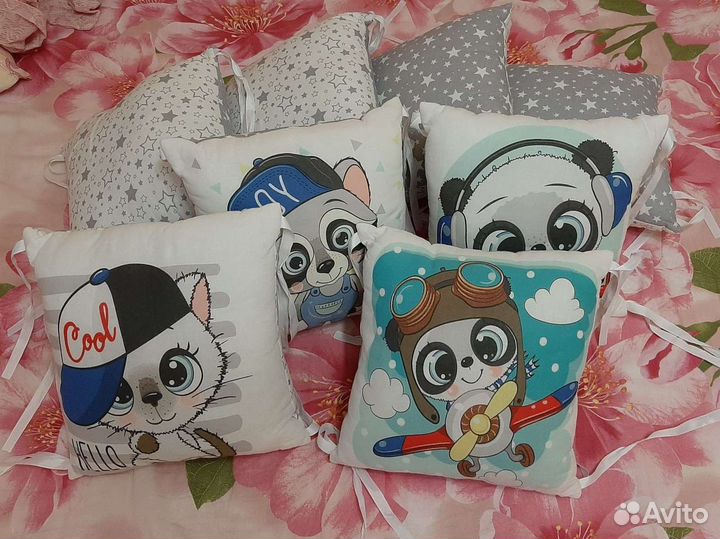 Бортики подушки