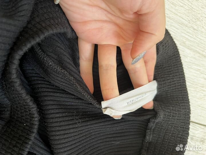 Ushatava пакетом брюки, лонгслив, кофта-пальто