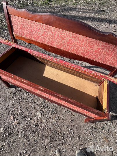 Лавка винтажная, скамья. В стиле ампир