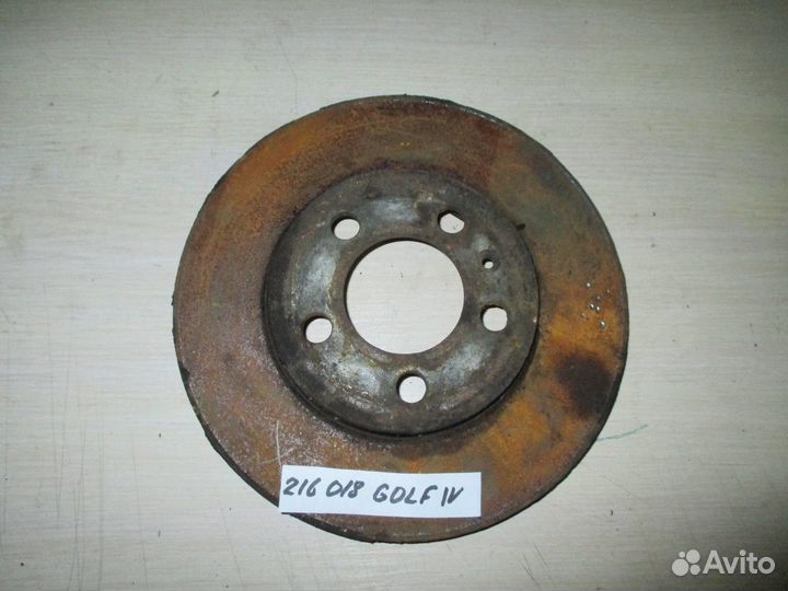 Диск тормозной передний (Volkswagen Golf)