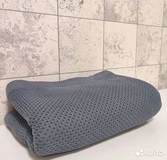 Вафельные полотенца банные 140*70