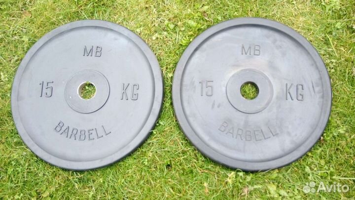 Диски по 15 кг. - 2 шт