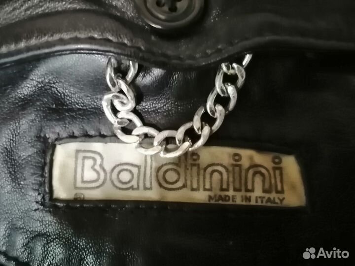 Пальто кожаное фирмы балдинини-Италия,размер 54, с