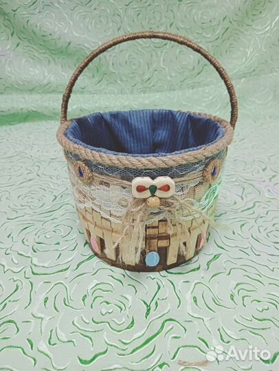 Корзина плетеная