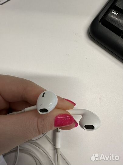 Наушники apple earpods lightning оригинал