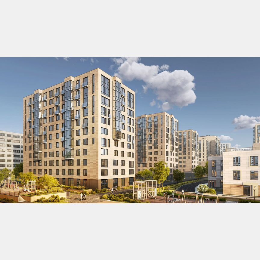2-к. квартира, 69,5 м², 11/13 эт.