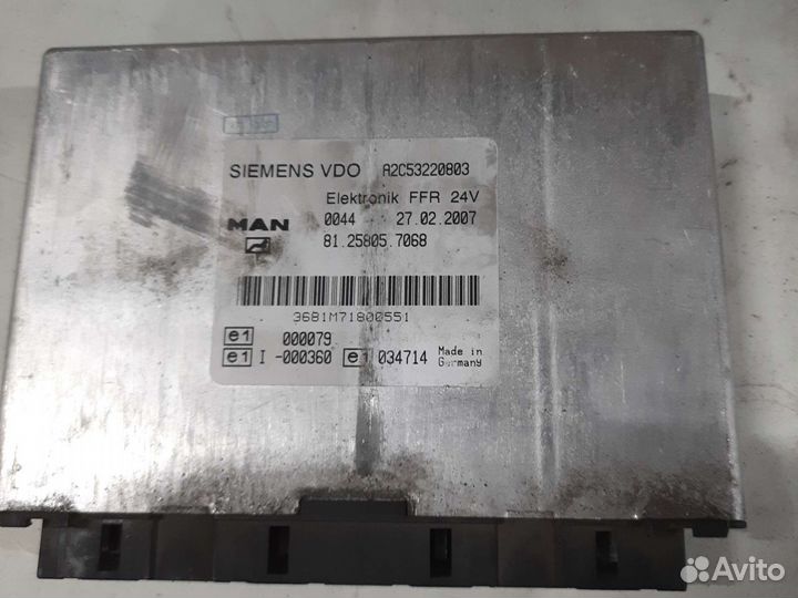 Электронный блок FFR бортовик MAN 81.25805.7068