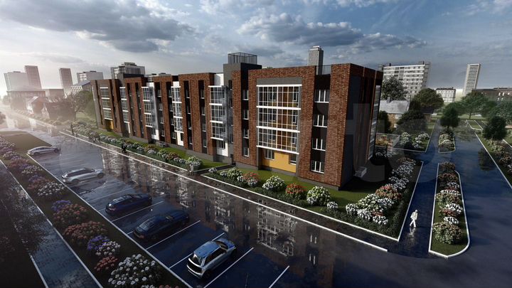 1-к. квартира, 28,6 м², 3/4 эт.