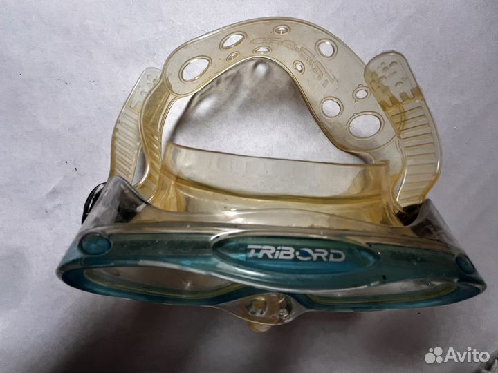 Маска для подводного плавания с трубкой