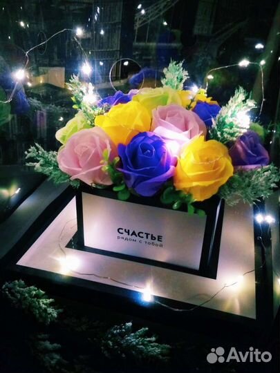 Букеты из мыльных роз на подарок к 1 сентября