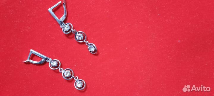 Цепочка, серьги