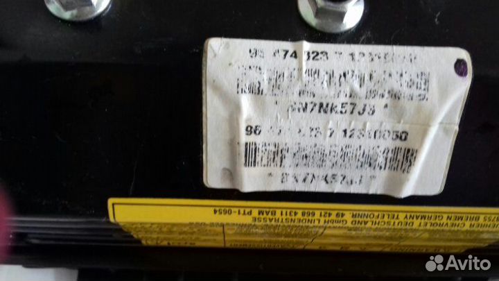 Подушка безопасности пассажира Chevrolet Lacetti