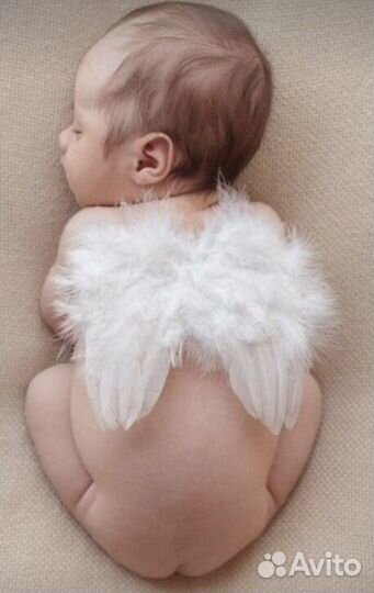 Крылья ангела для фотосессии новорожденному