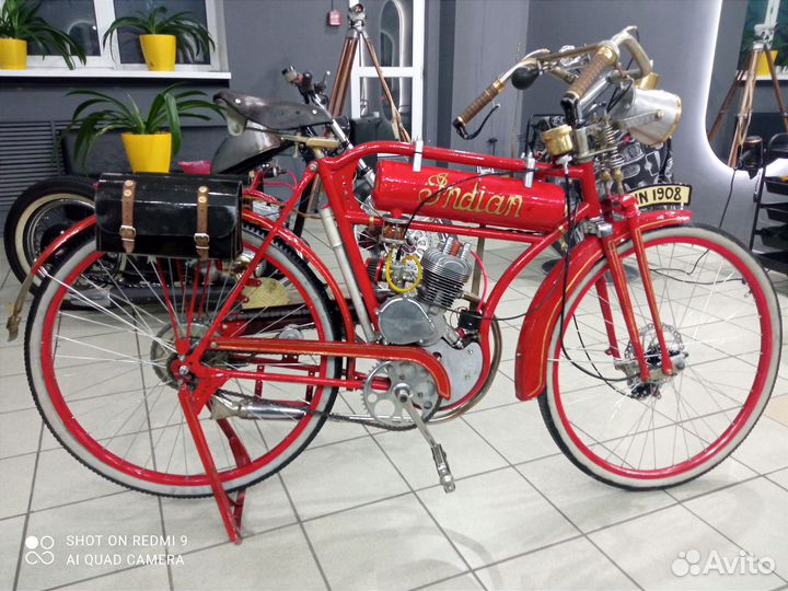 Indian chief 1908 bobber retro cafe racer custom
