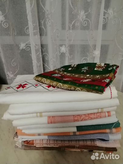 Скатерть лен СССР новая