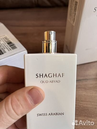 Парфюм shaghaf OUD abyad swiss arabian