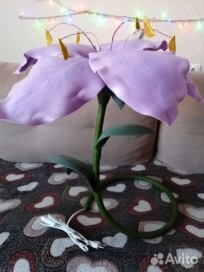 Цветы светильники из изолона