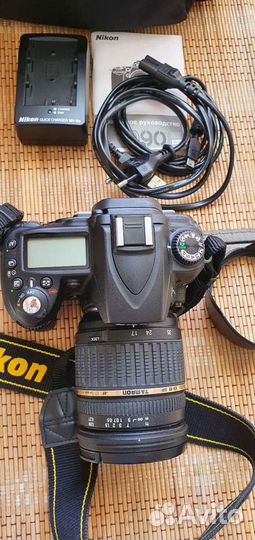 Зеркальный фотоаппарат nikon d90 + tamron 17-50
