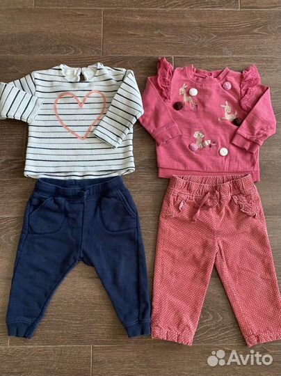 Пакет одежды для девочки 80 см