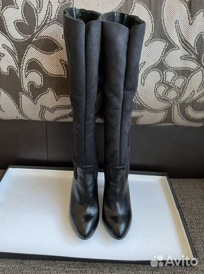 Новые сапоги 37,5 38 Halmanera Италия кожа замша
