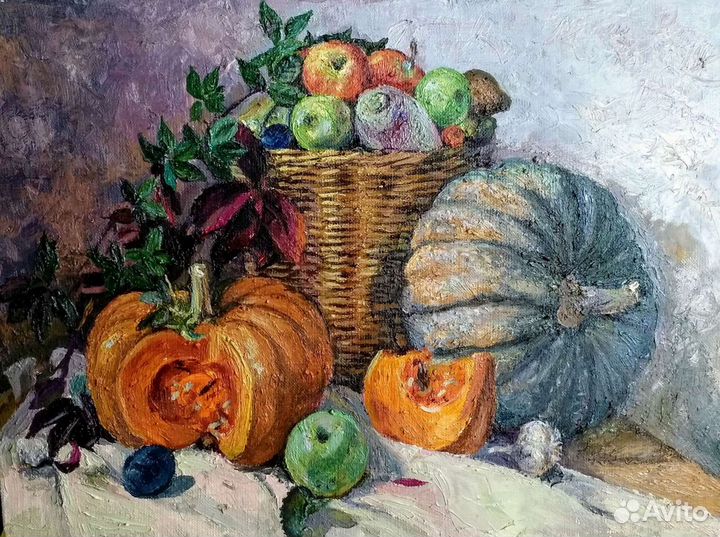 Картина маслом на холсте натюрморт