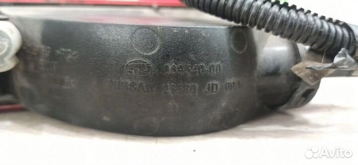 Фонарь противотуманный задний Nissan Qashqai J10E