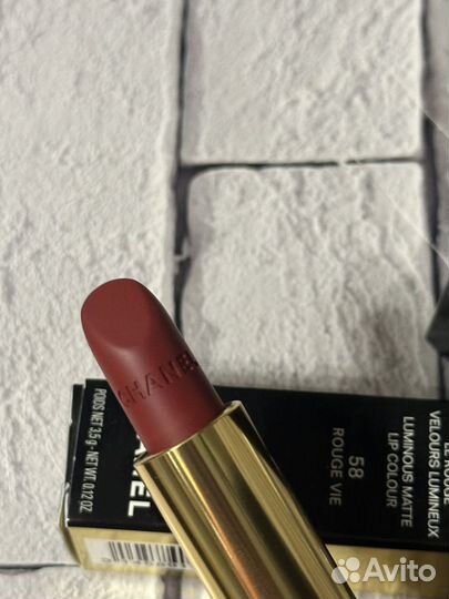 Chanel rouge allure velvet помада 58