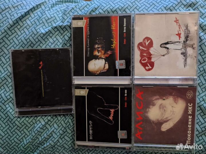 Cd диски алиса(Кинчев) Кино(Виктор Цой)